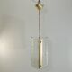 Suspension verre style lanterne vintage