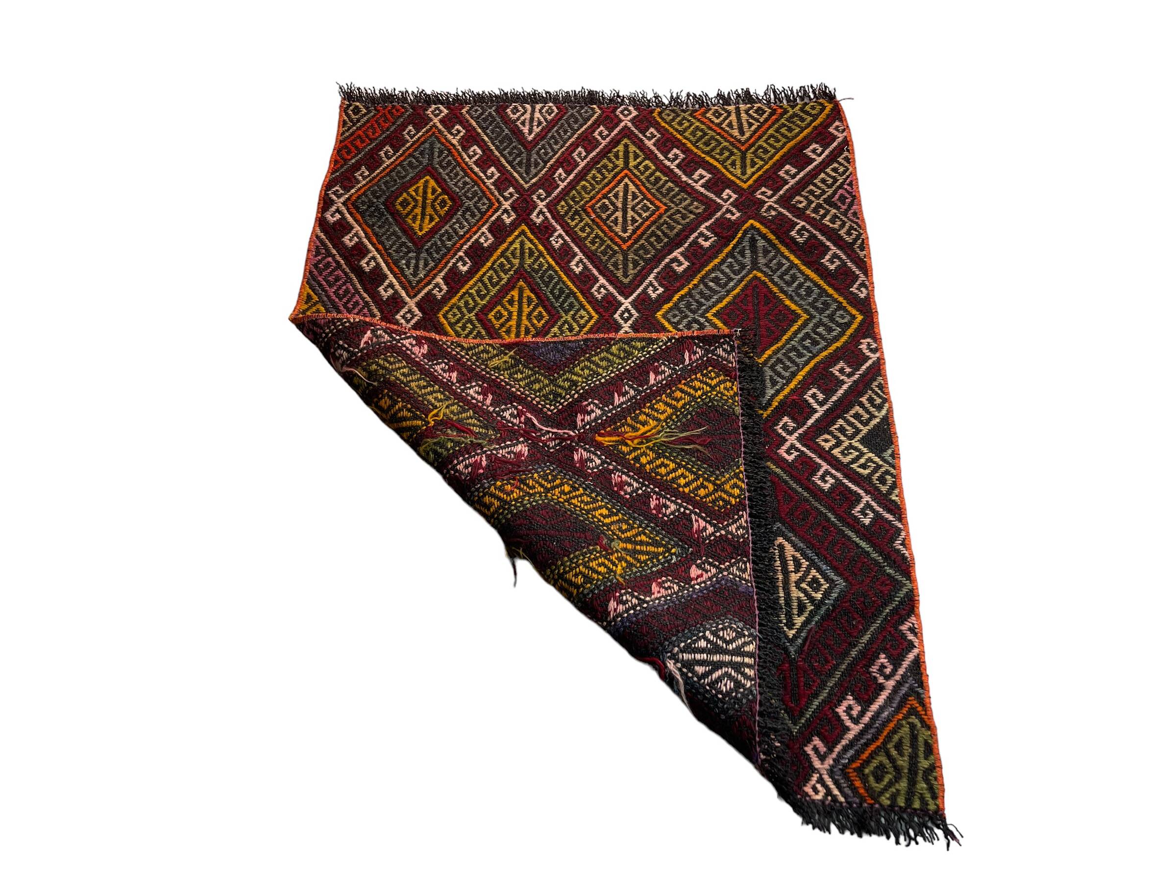 Vintage turkish kilim rug, 97 x 70 cm