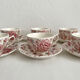 6 Johnson Brothers "Rose Chintz" English earthenware mugs