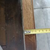 Beveled mirror in solid wood