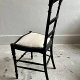 Reupholstered Napoleon III chairs