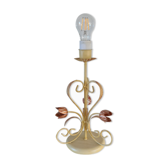 Vintage flower lamp stand by Seylumiere