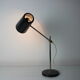 Mid-century black table lamp, 1970's.