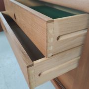 Enfilade en teck HW Klein pour Bramin made in Denmark 1960s