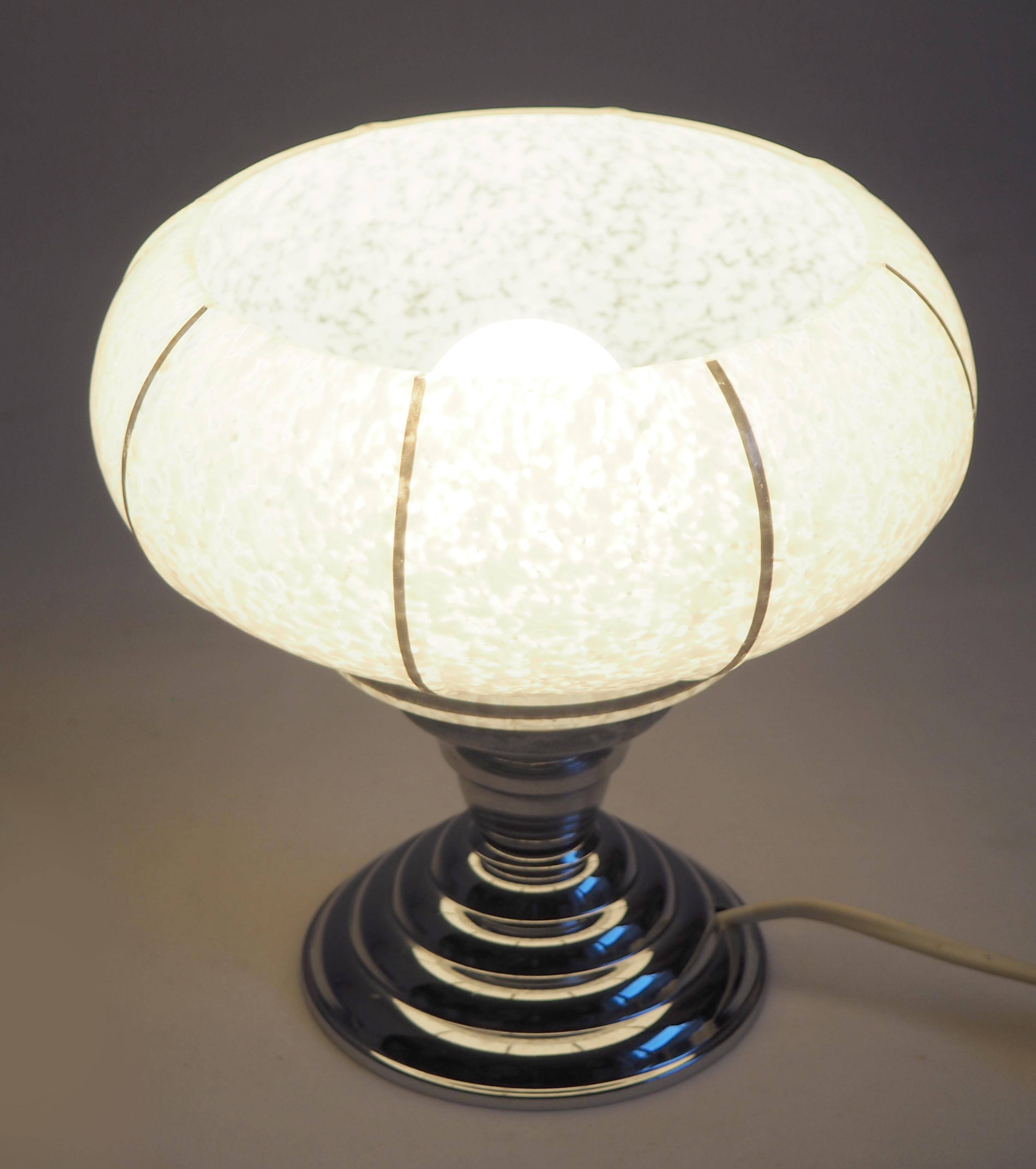 Clichy glass lamp