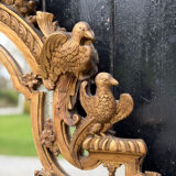 Regency style mirror in gilded wood, 19th century