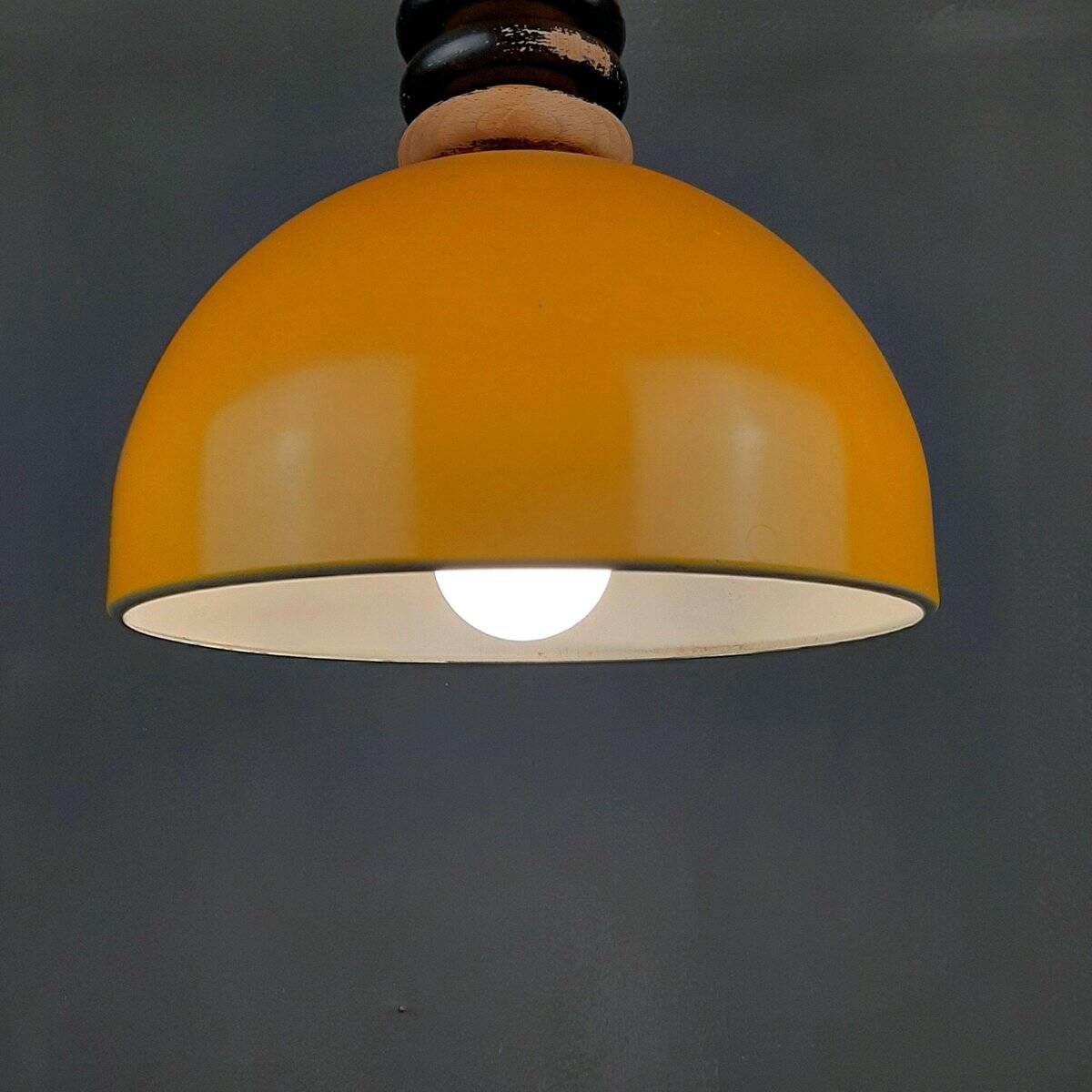 Suspended Metal Lamp by Sijaj Hrastnik, 1970s