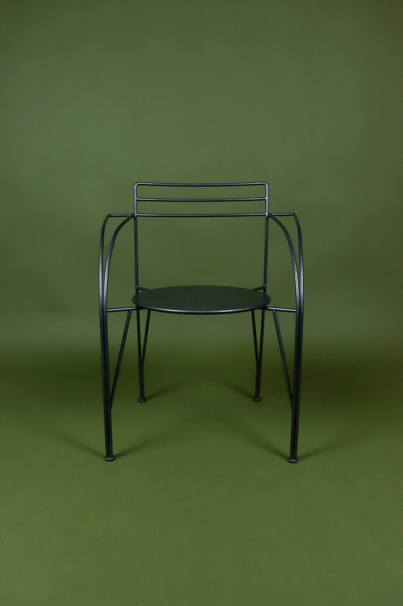Silver Moon Armchair Pascal Mourgue metal 1985