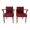 2 fauteuils bridge années 60