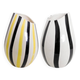 Pair of Vintage Vases • Jumbo • Gouda Holland • Earthenware • 1956