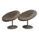 Pair of Little Globe Grey Armchairs (Little Globe)