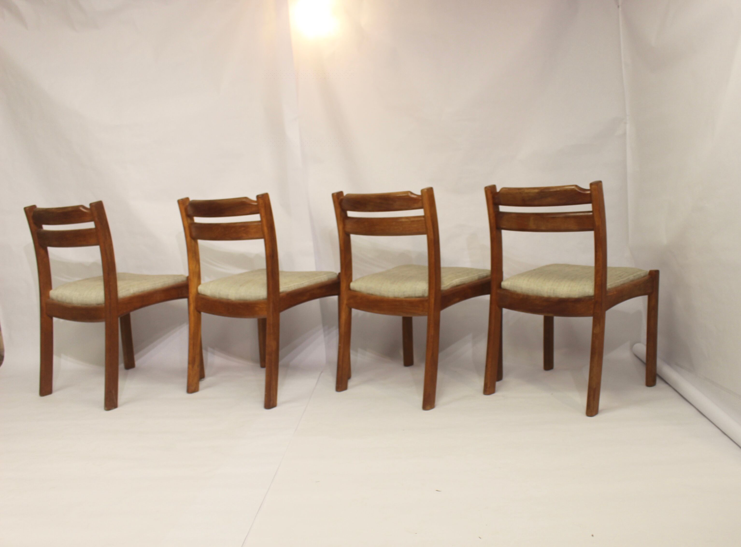 Set of 4 chairs dyrlund year 60 in teak