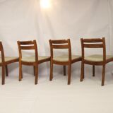 Set of 4 chairs dyrlund year 60 in teak