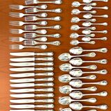 Christofle Marly, 48-piece cutlery set for 12 people, excellent condition