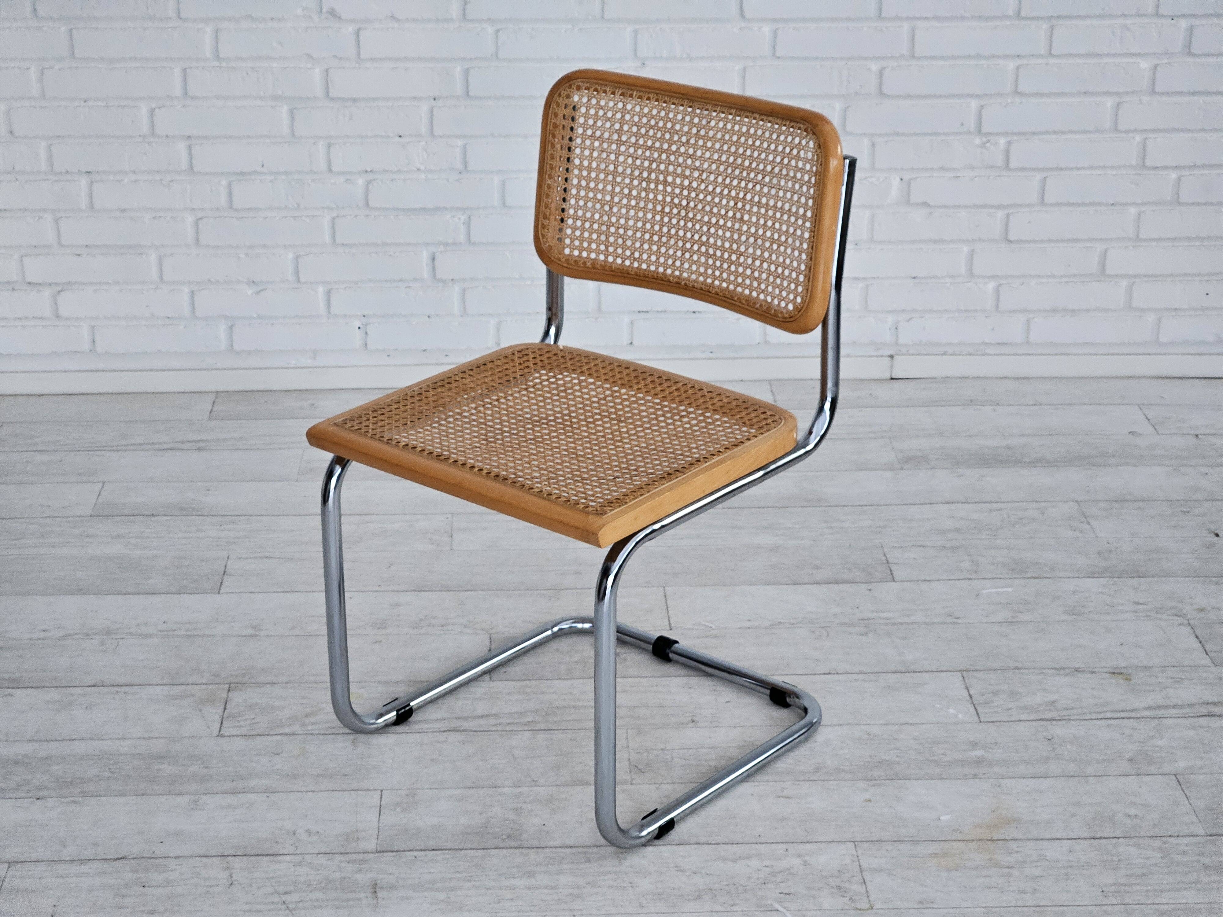 1980s, Italian design, set of 8 chairs, original good condition.