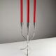 Silver-plated candelabra by Gunnar Ander for Ystad-Metall, Sweden 1960s