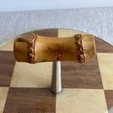 Straw marquetry presentation tray