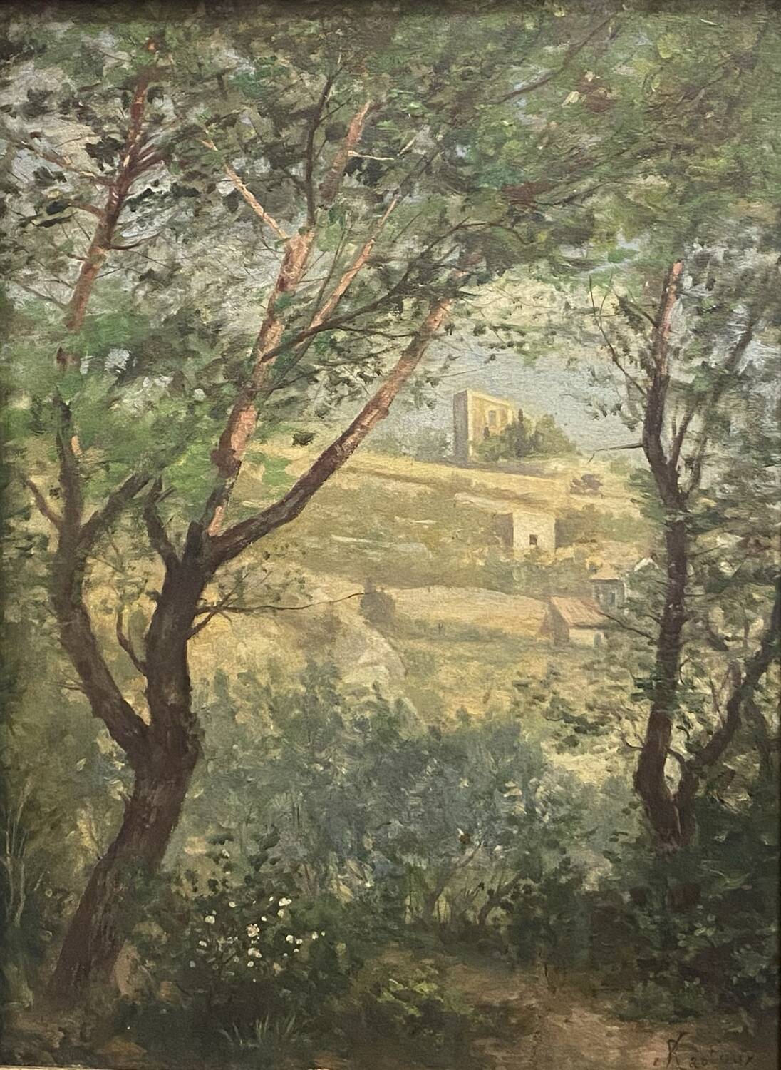 Oil painting signed Jules Gaspard RASTOUX