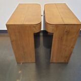 1930s oak consoles
