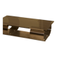 Glass and metal coffee table by Francois Monnet for Kappa Italia 70's