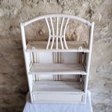 1970 rattan medicine cabinet