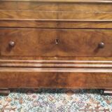 Louis Philippe wardrobe in walnut bramble