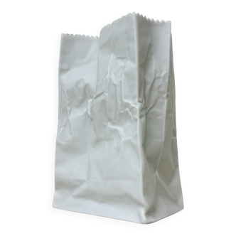 Vase sac en papier Rosenthal par Tapio Wirkkala, années 1970