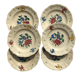 Série de 6 assiettes en faience de Sarreguemines