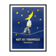 Old poster Trouville the night of the tightrope walkers Savignac 1985
