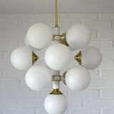 Sputnik Chandelier Vintage Pendant Light Large Hanging Lamp Space Age Style