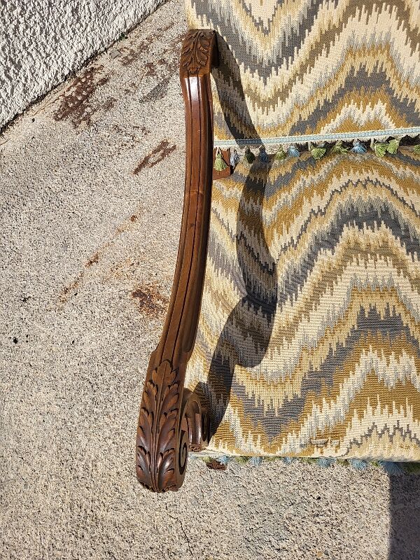 Pair of armchairs louis xiii of the xix th century