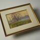 Henri Rosier, Ponds of Ville d'Avray. Oil on framed paper.