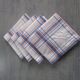 4 old monogrammed napkins