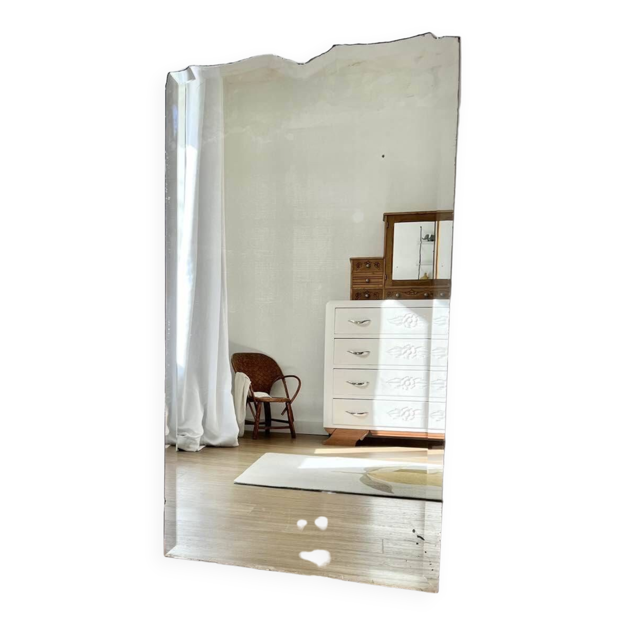 large art-deco mirror