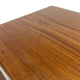 Mid century teak and cane side table by Severin Hansen, Denmark 1950s