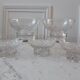 Lot of 5 crystal champagne glasses 50-60
