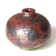 Pyrity sandstone ball vase, 70s