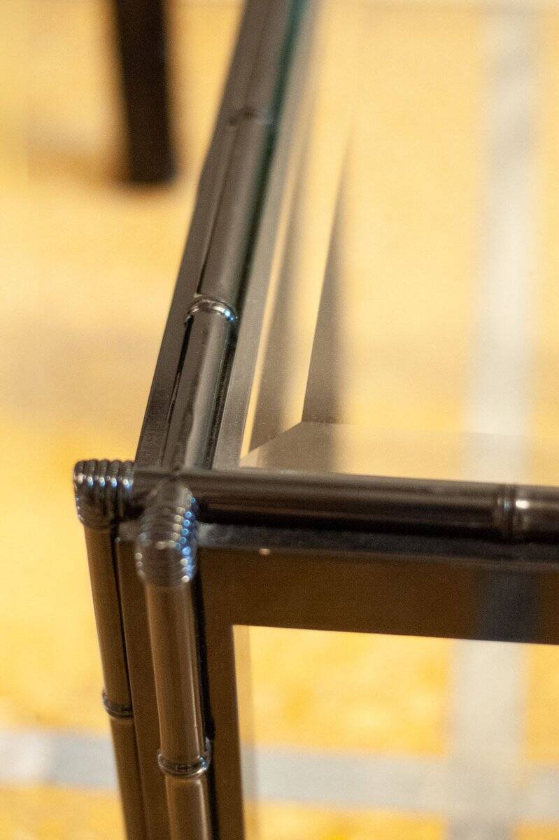 Gazebo model coffee tables, 1970s, set of 2.