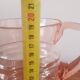 Pink glass orangeade set