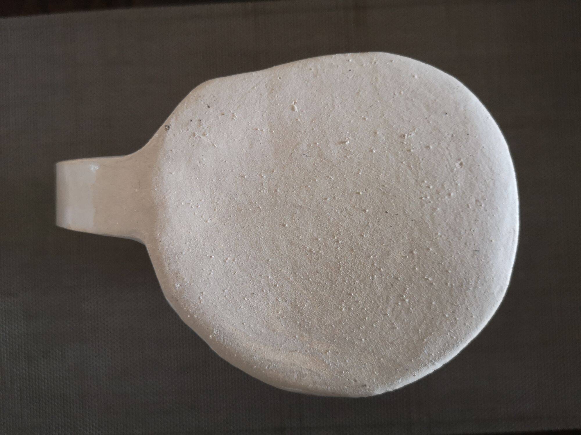 Beige terracotta pitcher - Handcrafted