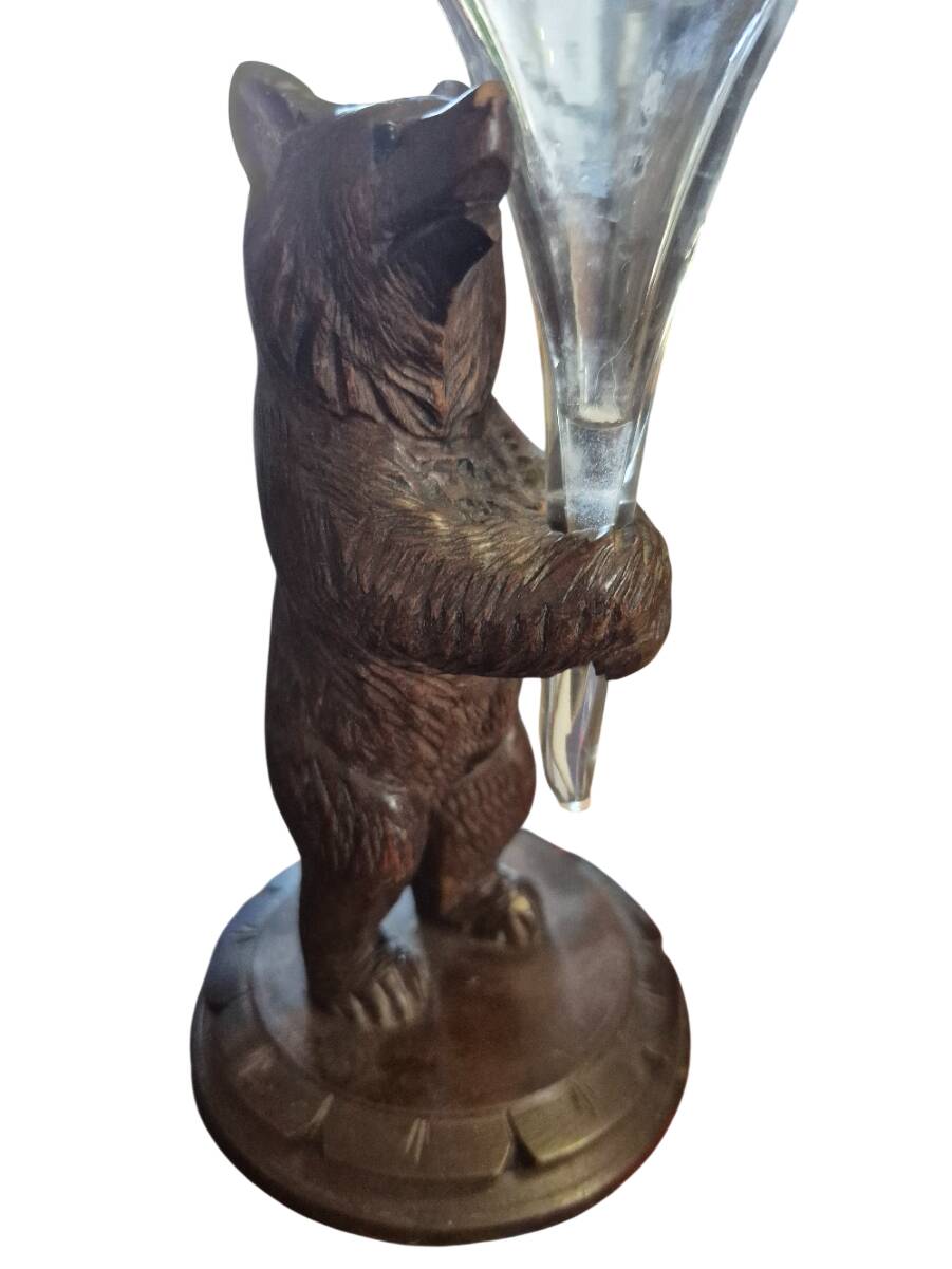 black forest single flower vase