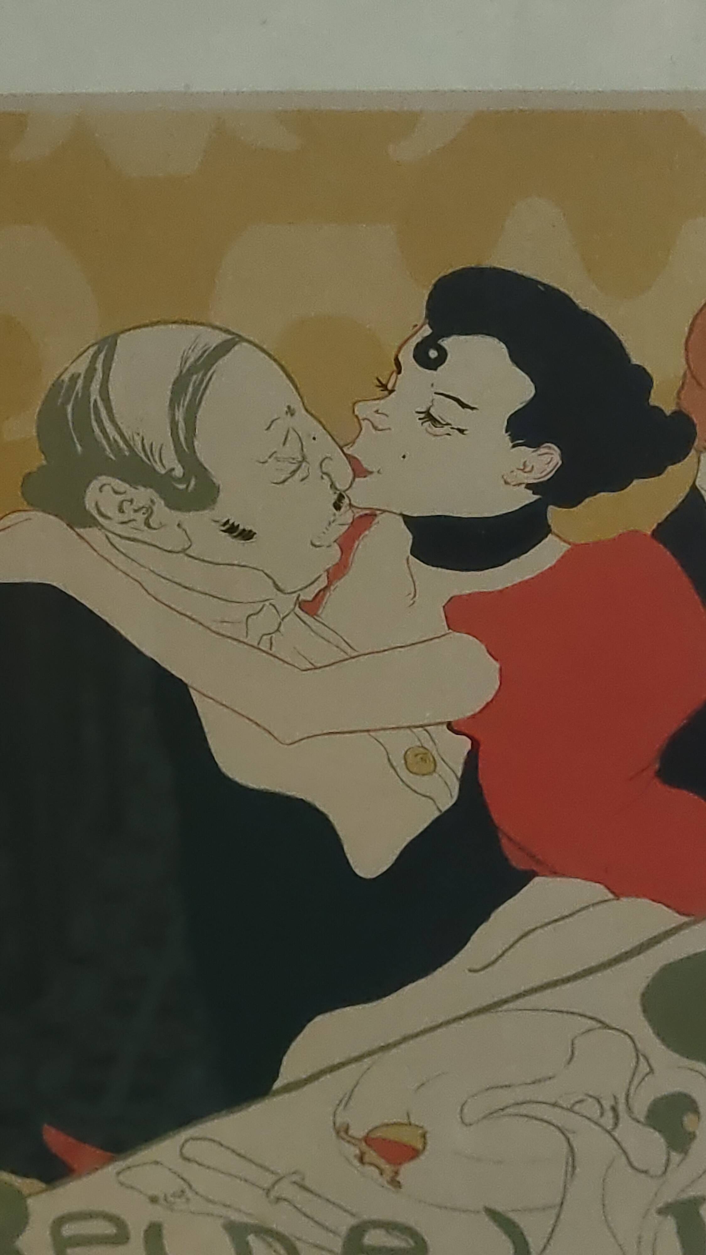 Toulouse Lautrec poster frame "Queen of joy"