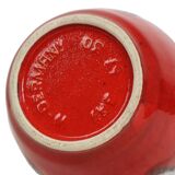 Red Fat Lava Design Vase Bay Keramik West Germany Pottery 67-30