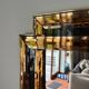 Miroir Schoninger vintage de style Hollywood Regency