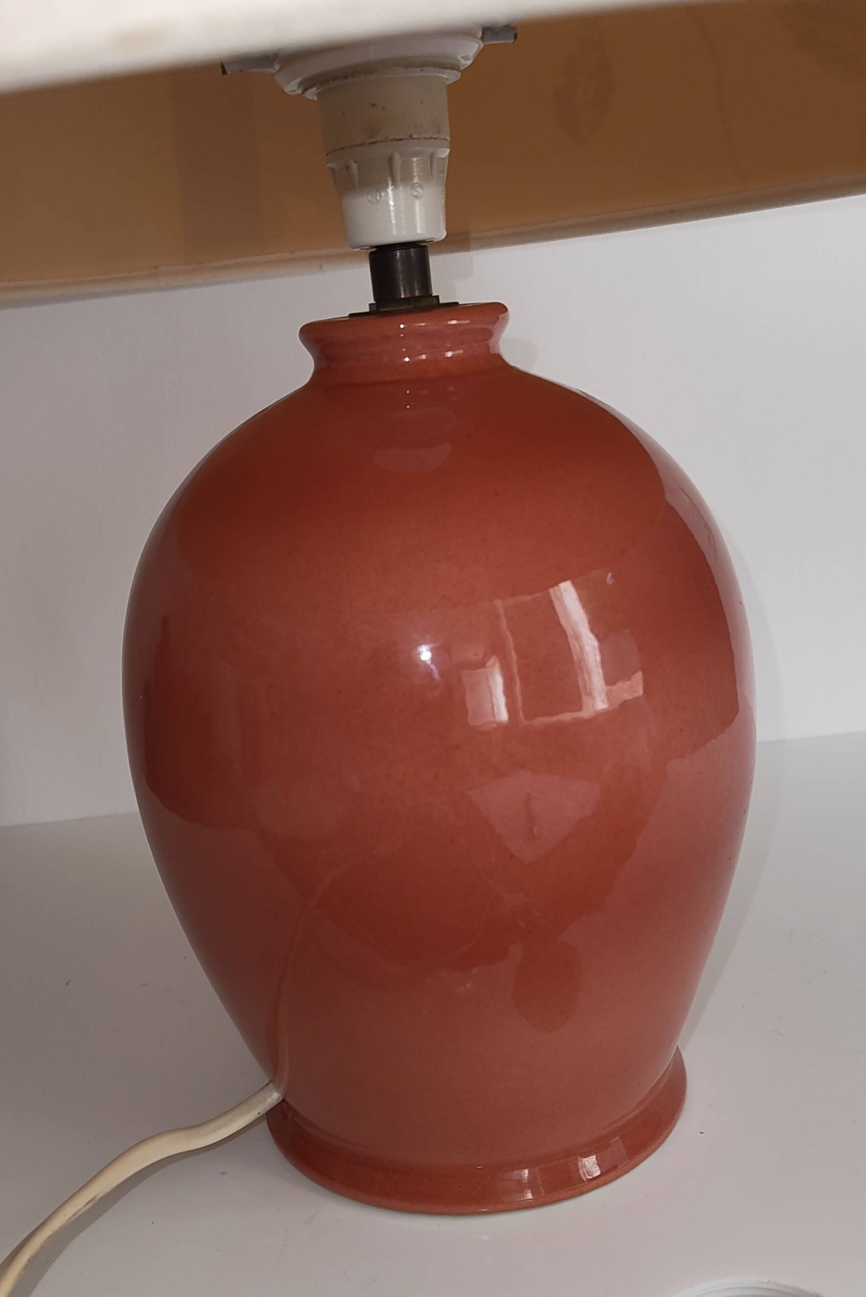 Ceramic lamp base from Biot – Jean Bertron – Vintage