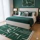 Green RUG, Beni Ourain Moroccan Rug 250/150cm