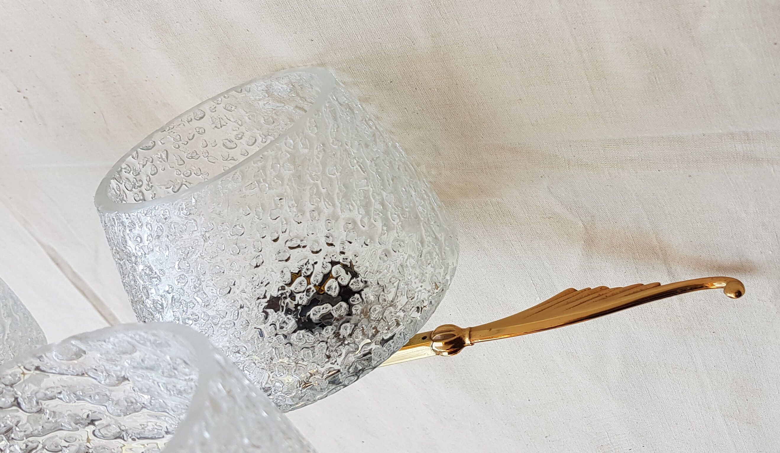 Large brass chandelier