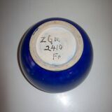 Art deco ball vase signed