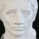 Plaster head, 70s