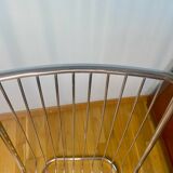 Vintage Rinaldi style chrome metal chair